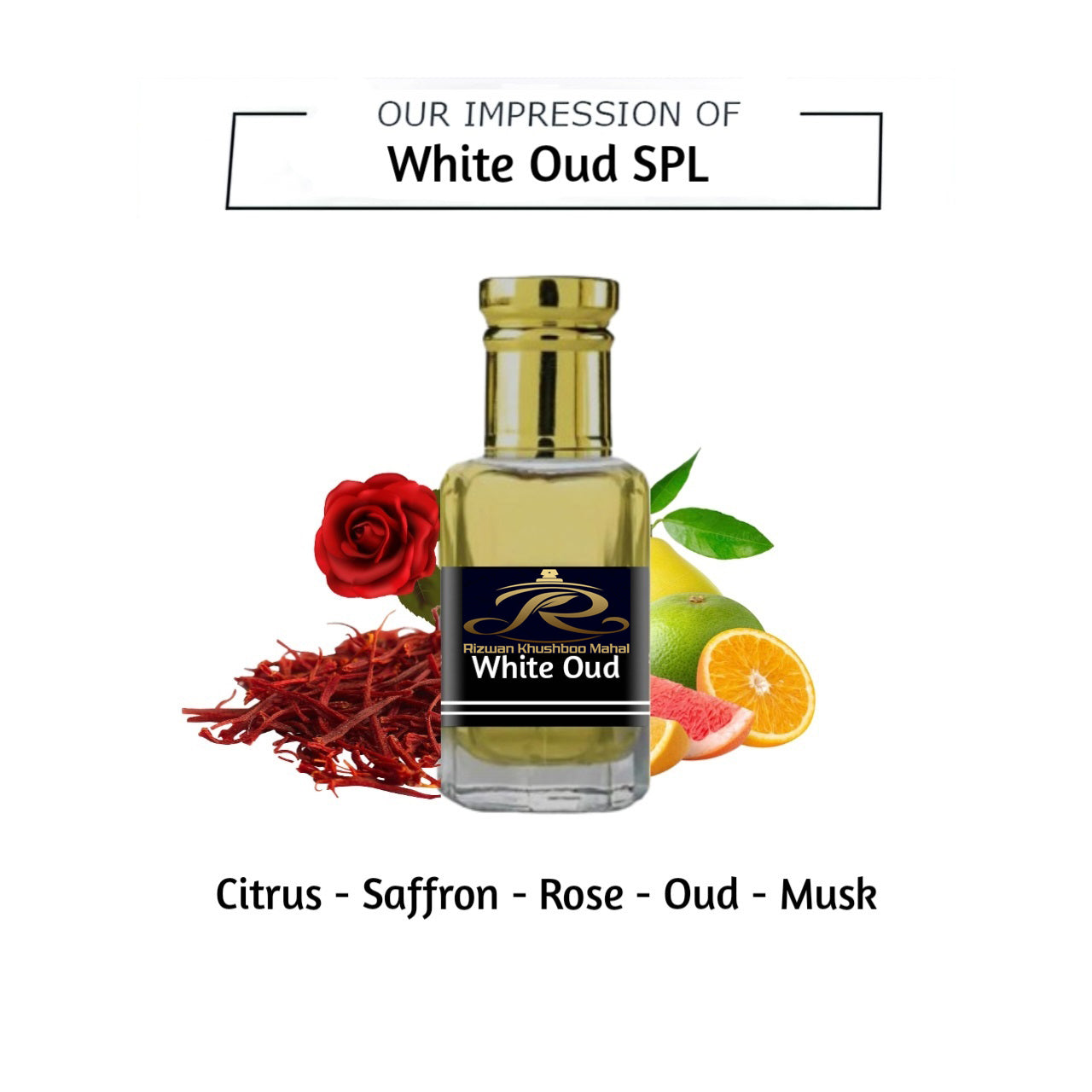 White Oud SPL (Attar) Rizwan Khushboo Mahal
